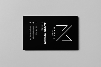 Vertical Metal Business Card - 10 Pack